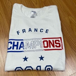 Gildan White France Champions 2018 Tee